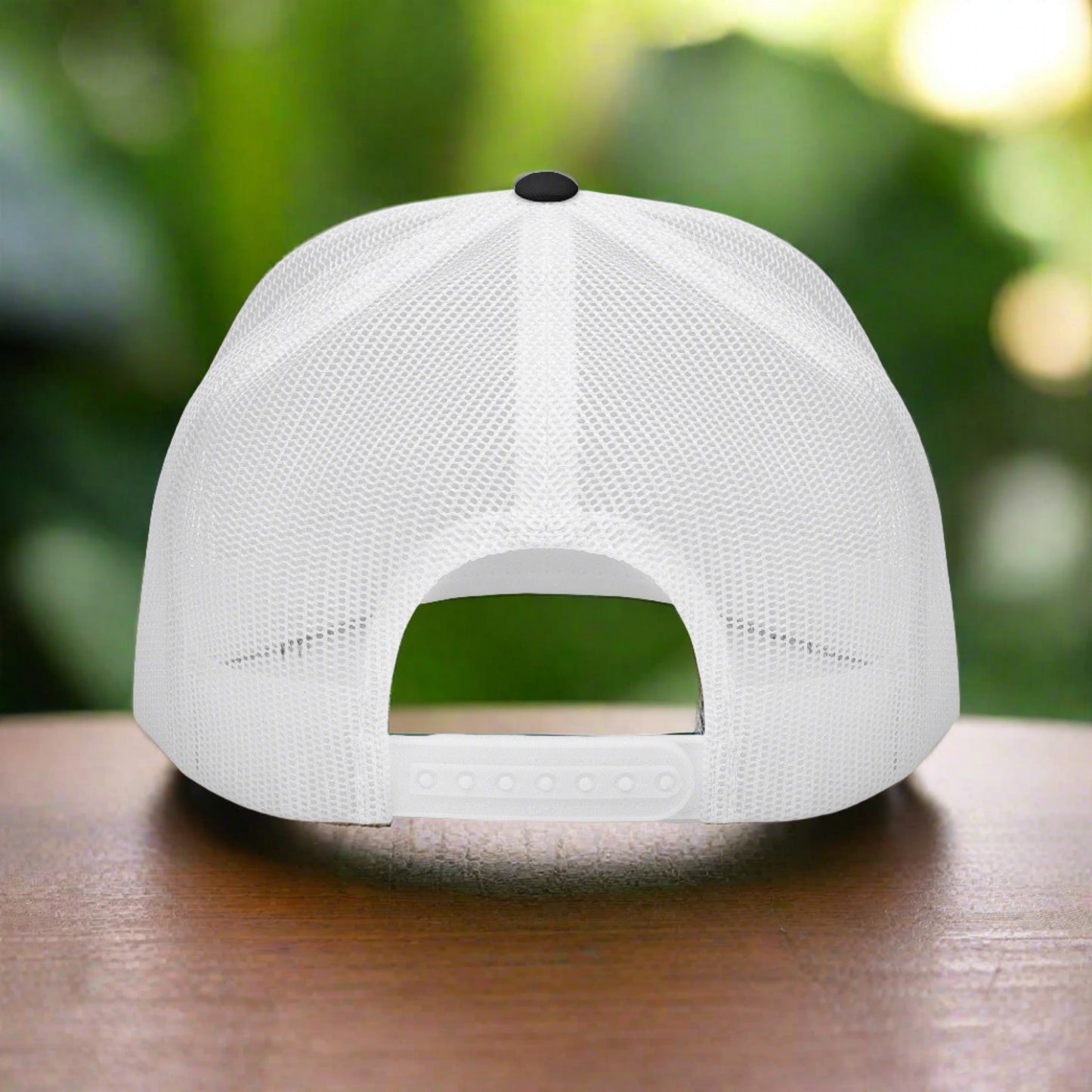 Unisex IO white embroidered Logo Snapback Trucker Cap