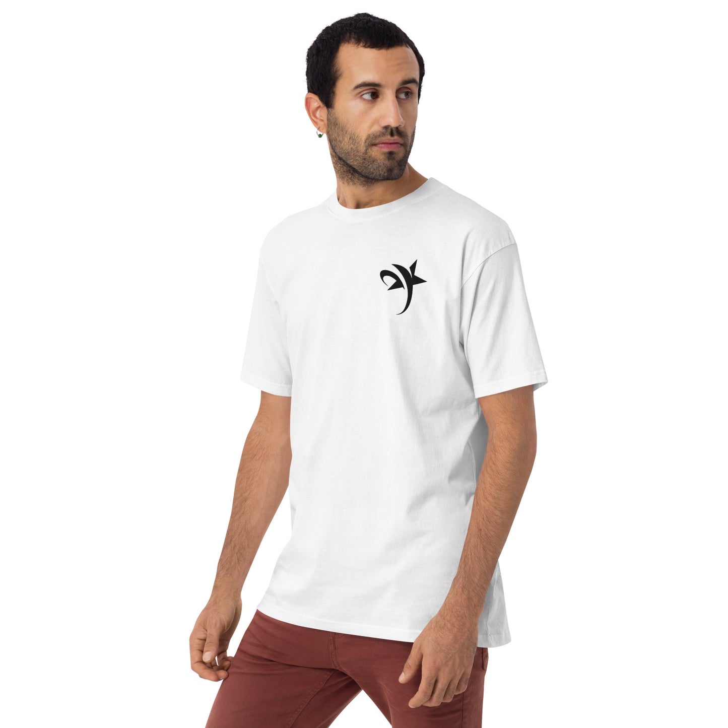 Unisex premium IO Logo white tee