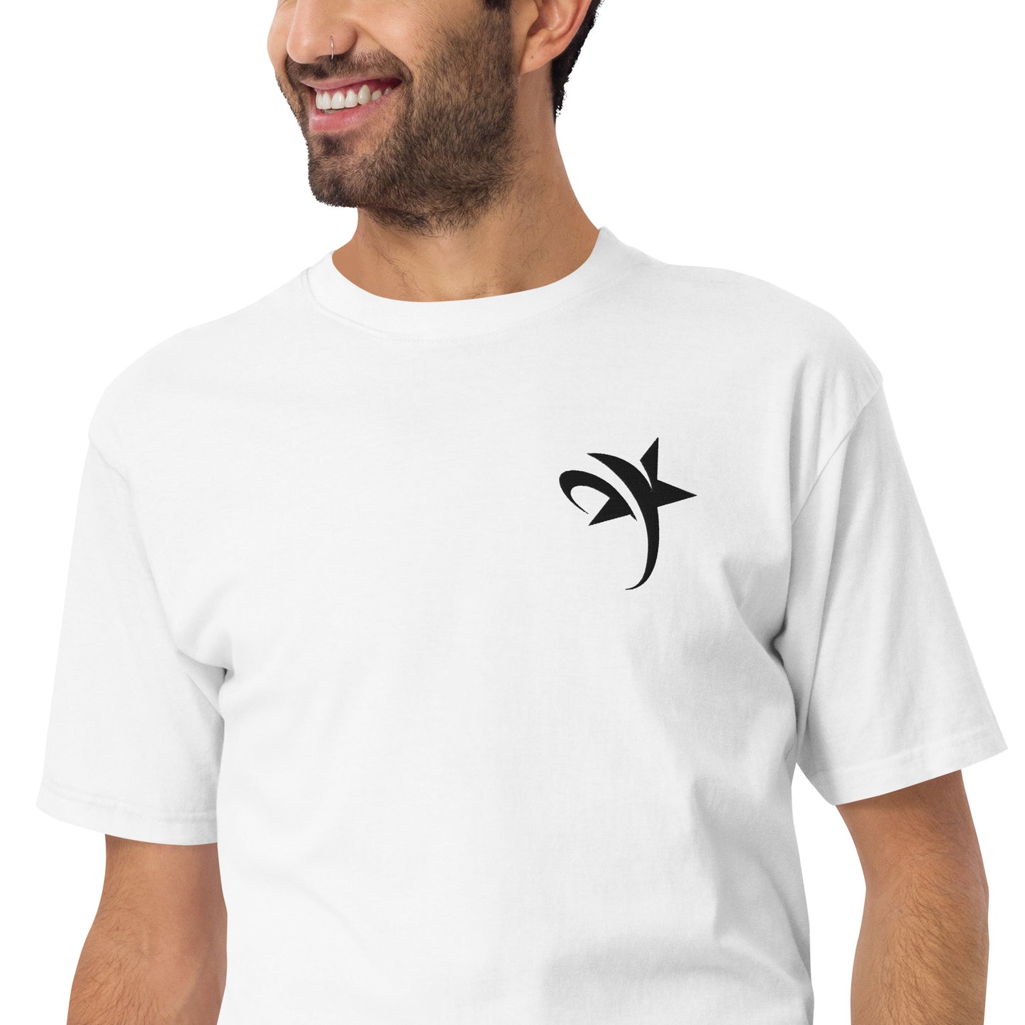 Unisex premium IO Logo white tee