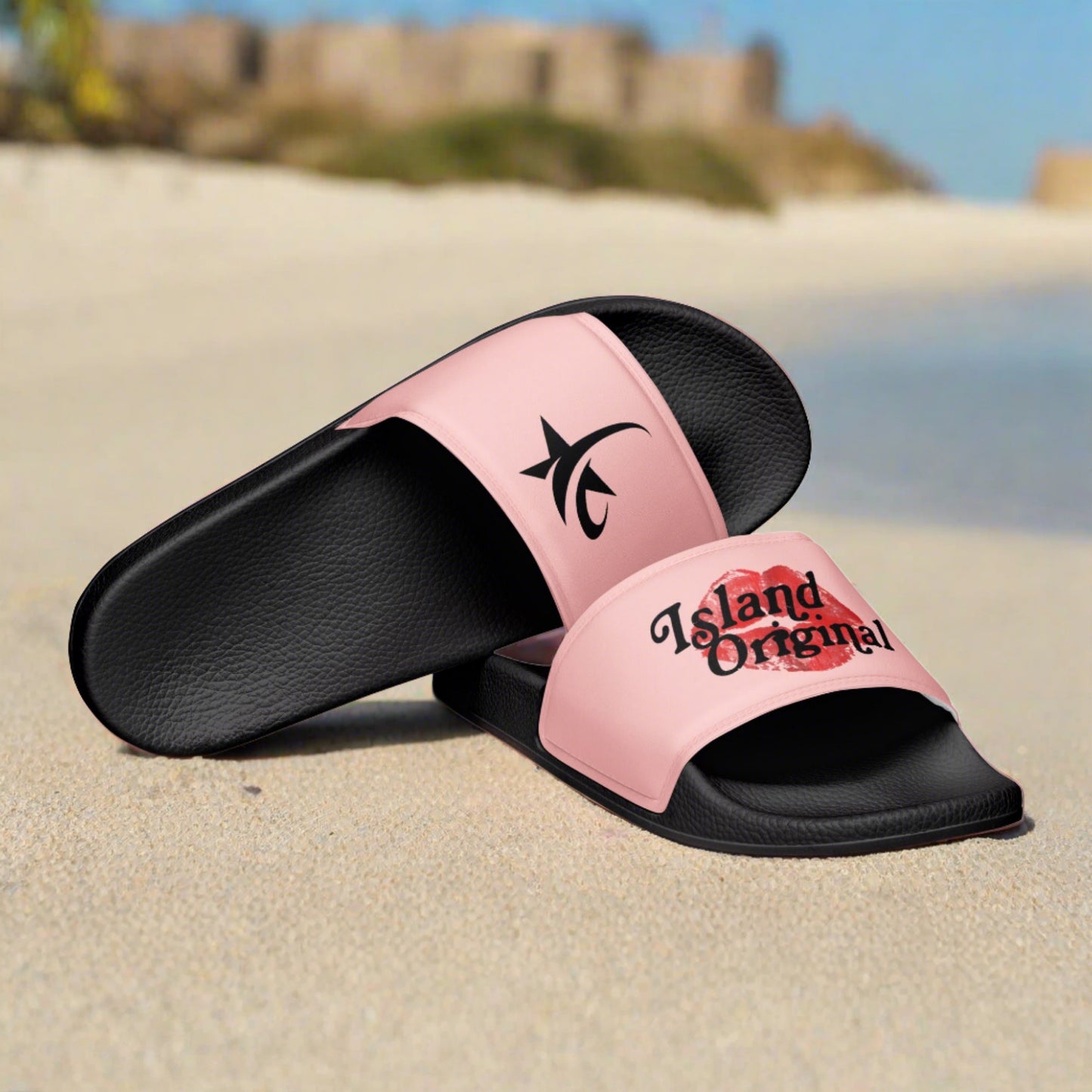 Women's premium Kissed slides